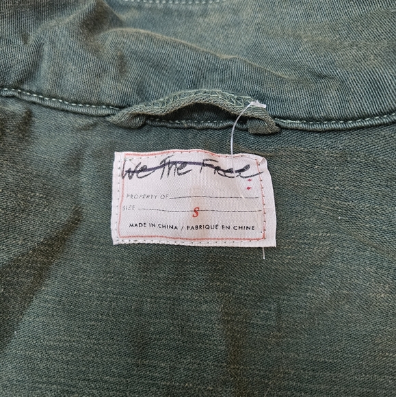 NWOT Free People Nocturne Oversized Parka Jacket, Green, Aged Pine, Sz Small - Picture 11 of 13